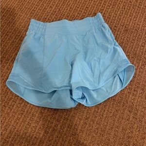Lululemon Light Blue Shorts